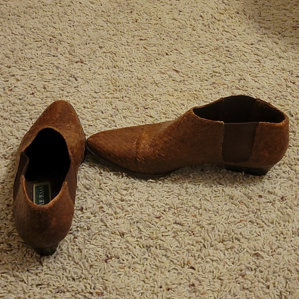 Cole Haan brown ankle boot